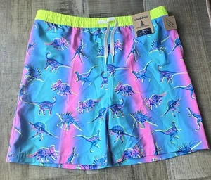 Chubbies Youth Boy's NEW Dino Delight Swim Trunks Classic Size XL 18/20 - Picture 1 of 6