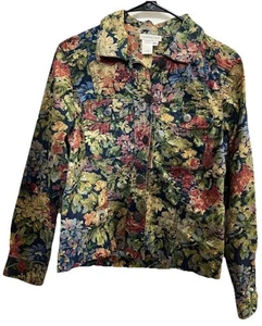 Coldwater Creek Vintage Top Damen klein mehrfarbig geblümt Made in USA (1990’s) - Bild 1 von 5
