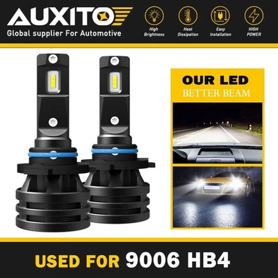 HB4 6500K 9006 Headlight CSP Bulb Set HID Beam White Conversion - Image 1 of 4