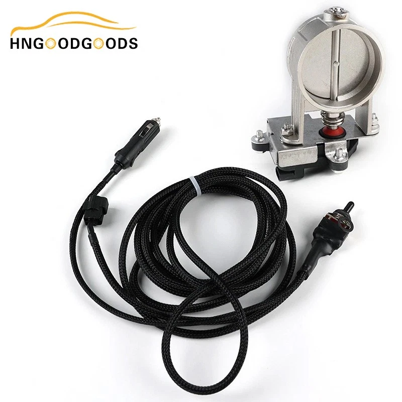 Válvula de controle de exaustão elétrica 2,25" polegadas motor baixa pressão para tubo descendente Catback - Imagem 1 de 4