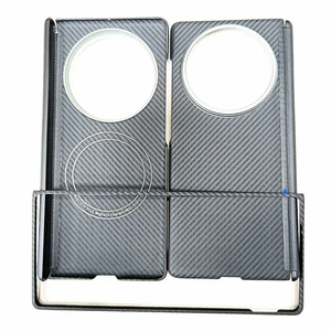 Estuche genuino de fibra de carbono de aramida para VIVO X Fold5 Magsafe bisagra delgada cubierta dura - Imagen 1 de 21