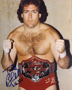 WWF Wrestler TULLY BLANCHARD FIRMATO 8X10 foto - Foto 1 di 1