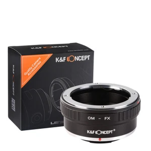 K&F Concept adapter for Olymous OM mount lens to Fujifilm X-A1 X-E2 X-M1 X-S1 - Picture 1 of 10