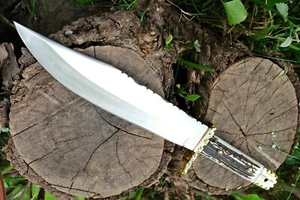 HANDGEFERTIGTES JAGD BOWIE MESSER ECHT Hirsch GEWEIH Griffhülle - Bild 1 von 2