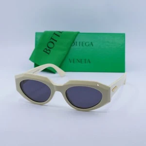Occhiali da sole Bottega Veneta BV1031S 006 giallo/grigio 52-21-145 nuovi - Foto 1 di 7