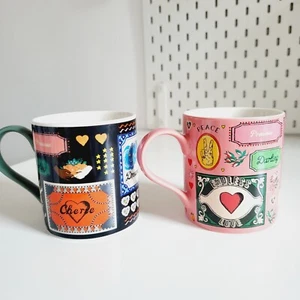 Cath Kidston Brave Soul Celestial Mugs Bundle Rare - Picture 1 of 9