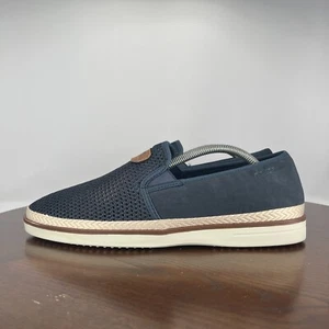 Rieker Shoes Uomo 44/10,5 Blu Comode Maglia Slip On Punta Tonda Sneakers Basse - Foto 1 di 22