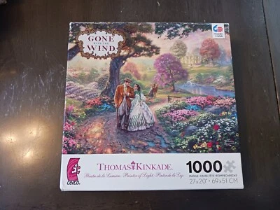 2012 Ceaco Thomas Kinkade Gone With the Wind 1000 Piece Puzzle Complete! - Image 1 of 4