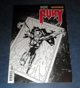 MISS FURY #9 G 1:50 SYAF B/W variant 1st print DYNAMITE COMIC 2014 RARE HFT NM - Foto 1 di 1