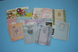 Paradise Greetings ~ 15 New Greeting Cards Mixed Lot of Happy Birthday Cards - Picture 1 of 6