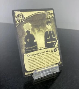 Naruto CCG - Determinación de Hombres 618 1ª Edición Súper Raro Lámina de Oro J2 - Imagen 1 de 6