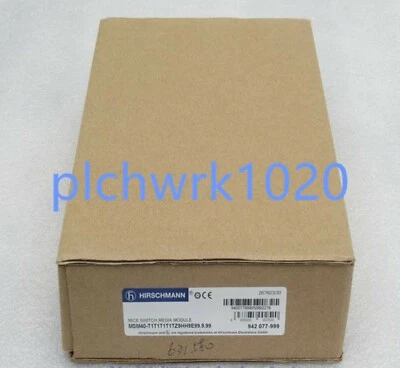 1 PCS NEW IN BOX HIRSCHMANN switch MSM40-T1T1T1T1TZ9HH9E99.9.99 - Image 1 of 3