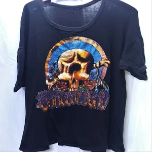 Grateful Dead Cyclops & Bertha Double Sided 70s Vintage Skull Roses Rare T-Shirt - Picture 1 of 11