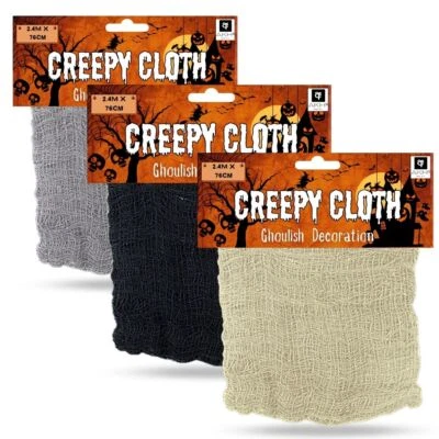 AKH Halloween Creepy Worn Cloth Door Curtain Drape Tablecloth Decoration Net