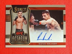 Rafael Dos Anjos 2022 Panini Select UFC Octagon Action Signatures Auto #OA-RDA