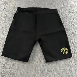 Golds Gym Mens Shorts Black Size Medium | Large Neoprene Polyester - Picture 1 of 17