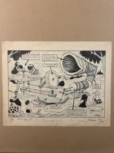 Erik - Les machines infernales - Dessin original signé - TBE - Bild 1 von 1