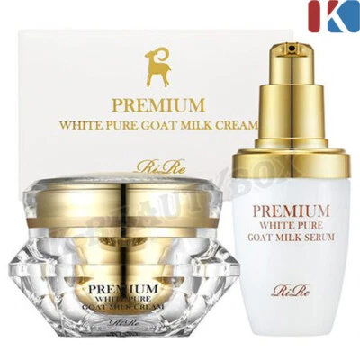 RIRE Permanent Whitening Skin Care Premium Goat Milk Whitening Cream Whitening Serum