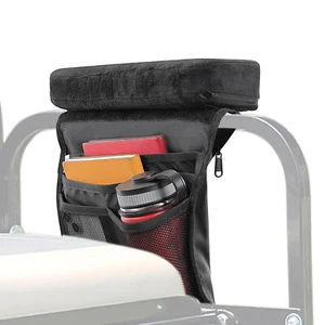 Golf Cart Universal Armrest W/ Cup Holder Soft Armrest for EZGO TXT Club Car - Picture 1 of 11