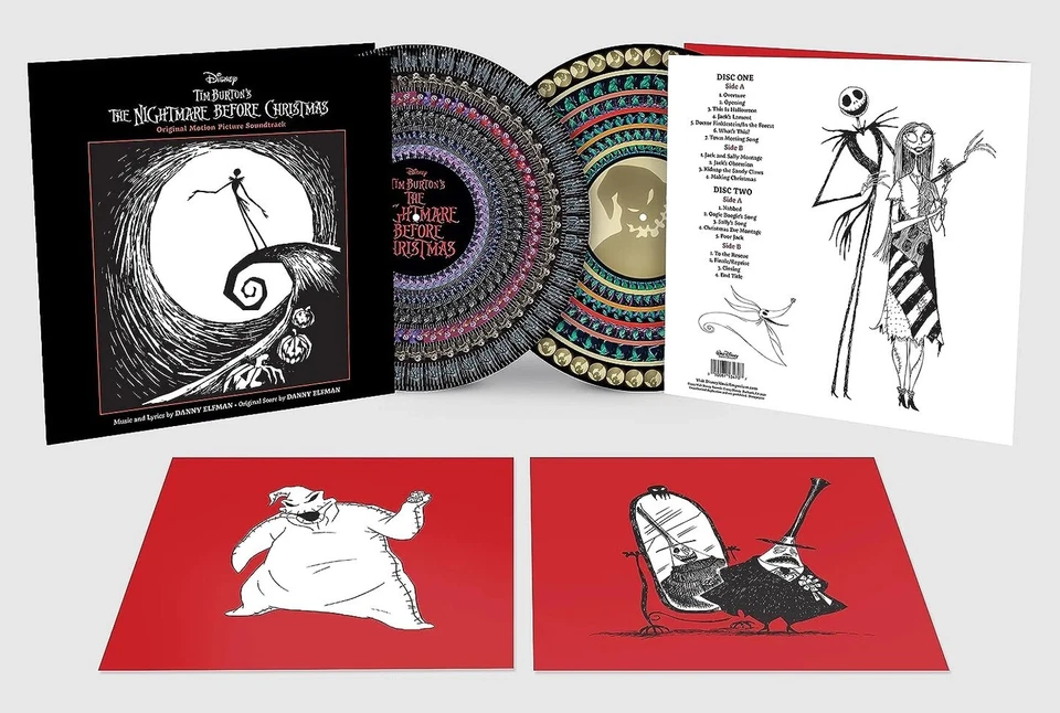 Tim Burton The Nightmare Before Christmas (Vinyl, 2023, 2 Discs)
