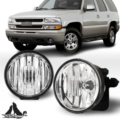 For 2000-2006 Tahoe Suburban 1500 Z71 1997-2003 Pontiac Grand Prix Fog Lights 2X - Image 1 of 4