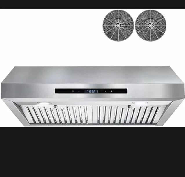 AKDY 30 in. 350 CFM Ducted Under Cabinet Range Hood in Stainless Steel - Image 1 of 1