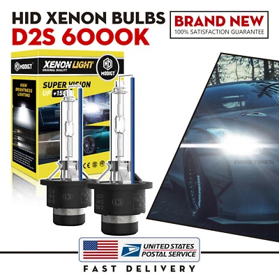 Juego de 2 bombillas de faros de xenón HID D2S 6000K para Infiniti FX35 2003-2009 Foto 1 de 4
