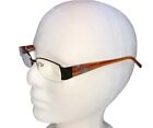 Genevieve Boutique Modern Intimate Eyeglass Frames Brown 50 18 135