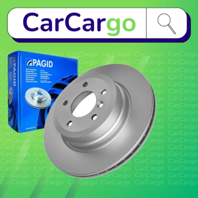 Pagid Vented Rear Brake Discs Pair For BMW 1 Series 135i 2007-2013 324 mm - Image 1 of 4