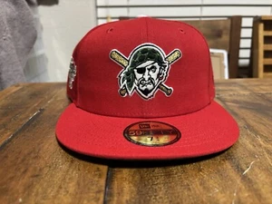 Hat Club Pittsburgh Pirates AS Red Green New Era Fitted 7 3/4 Green UV Christmas - Picture 1 of 20
