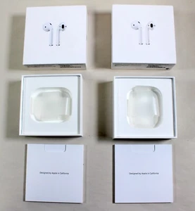 Apple Airpods Cajas Vacías MV7N2AM/A y MRXJ2AM/A (Lote de 2) con Manuales - Imagen 1 de 6