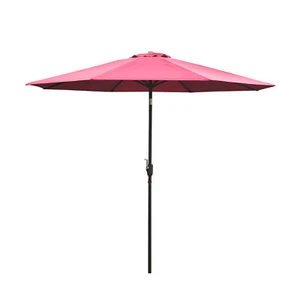 VivaGarden Ombrellone da Giardino 3x2.5 mt Impermeabile Rosso Vino - 840070GR - Foto 1 di 8