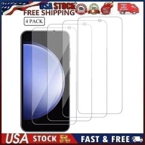Pack 4 Protections d'écran Premium Verre Trempé Intégrale pour Samsung Galaxy S23 FE - Photo 1 sur 11