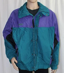 Men's Columbia Sportswear Green and Purple Avalanche Ski Coat - Picture 1 of 8
