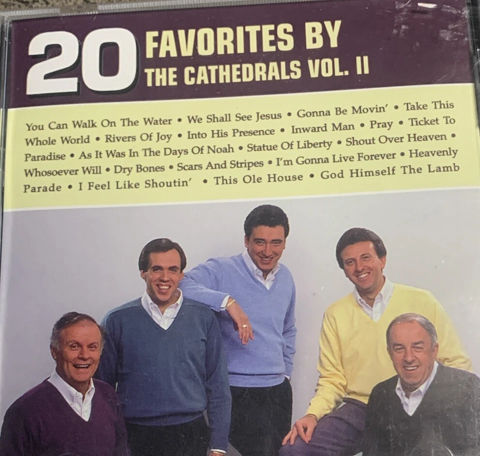 20 Favorites By The Cathedrals Vol. Ii - CD - **New Sealed HTF Out Of Print - Image 1 of 1