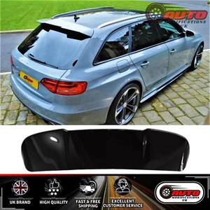 Audi A4 B8 Avant Estate 8K Rear Roof Spoiler Wing RS4 Look Gloss Black 2008-2016 - Picture 1 of 10
