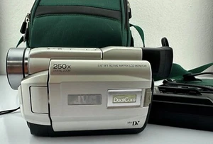 JVC GR-DVL805U Silver 3.5" LCD MiniDV 250x Digital Zoom Camcorder Tested Works - Picture 1 of 12