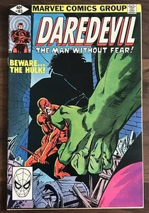 1980 Marvel Daredevil #163 Daredevil vs Hulk battle - Picture 1 of 2