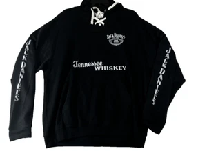 Jack Daniel's Men's Hoodie - Size Large - Black Tennessee Whiskey Long Sleeve - Picture 1 of 8