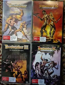 DEATHSTALKER 1 2 3 4 I II III IV DVD ROGER CORMAN RARE FANTASY FILM RICHARD HILL - Picture 1 of 3