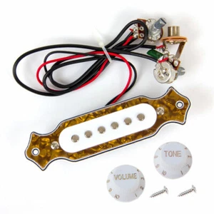 New Piézo Pickup câblé pour guitare ACOUSTIQUE ( volume, tonalité, prise jack) - Imagen 1 de 6
