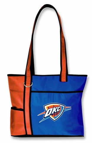 NBA Tote Bag - Embroidered Logo Chicago Bulls Oklahoma City Thunder  NEW purse Cover