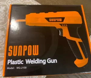 SUNPOW Corded Plastic Welder Tool Kit, Plastic Welding Gun, Portable, Hot Staple - Picture 1 of 11