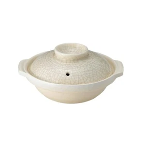 Japanese Ginpo 28cm Clay Pot Ceramic Hot Pot Casserole #9 4-5 people 2.2L Donabe - Picture 1 of 4