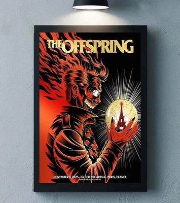 The Offspring Paris France Event On Nov 2025 Poster At Arena Wall Decor, NoFrame - Image 1 of 4