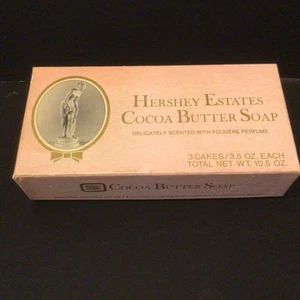 Jabón de manteca de cacao Hershey Estates de colección, sin usar en caja original con nota del resort - Imagen 1 de 11