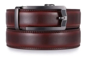 Mio Marino Ratschengürtel für Herren - Echtleder Anzuggürtel - Automatik Buc... - Bild 1 von 7