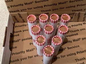 2017-P (1st P) Lincoln Shield Cent - Lot Of 10 UNC Rolls - Photo 1/2