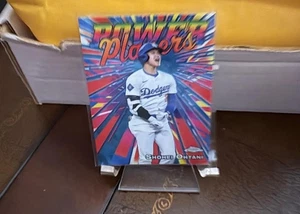 2025 TOPPS CHROME BASEBALL SHOHEI OHTANI POWER PLAYERS REFRACTOR CARD LA DODGERS - Picture 1 of 2