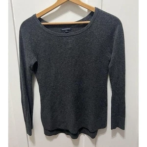 Camisa Top AMERICAN EAGLE Mujer Talla Pequeña Suave Sexy Felpa Negra Blanca Moteada - Imagen 1 de 5